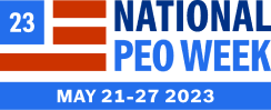 2023 National PEO Week Logo - Full Color